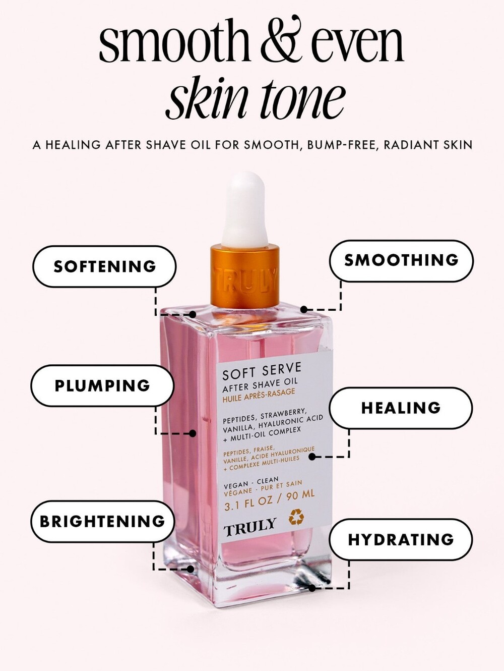 ❤️ LARGE Size After Shave Oil, Soft Serve, Truly